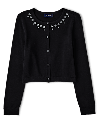 Girls Embellished Cardigan