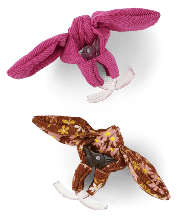 Girls Bow Claw Clip 2-Pack