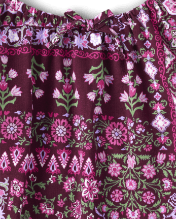 Top de patchwork para niñas