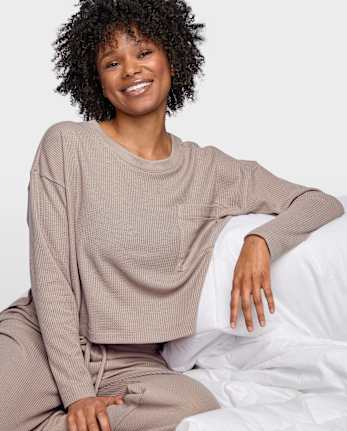 Top de pijama térmico para mujer