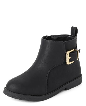 Toddler Girls Buckle Booties