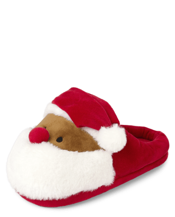 Unisex Adult Matching Family Santa Slippers