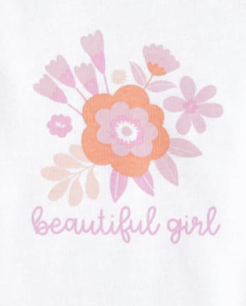 Baby Girls Floral Ruffle 3-Piece Take Me Home Set