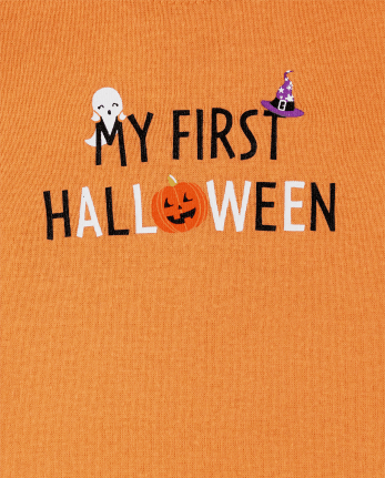 Unisex Baby First Halloween 2-Piece Playwear Set