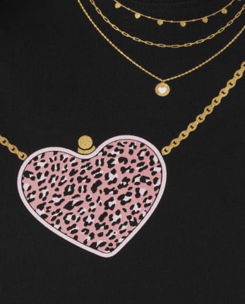 Conjunto de pijama para bebé niña de 2 piezas con estampado de leopardo