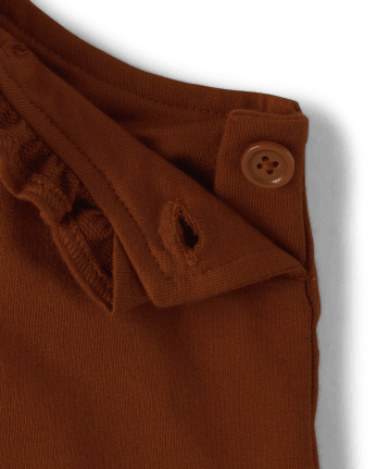 Baby Girls Pumpkin 2-Piece Playwear Set