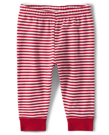 Unisex Baby Striped And Christmas Print Knit Pants 2 Pack CLASSICRED The Children s Place