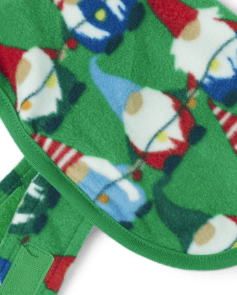 Dog Matching Family Gnomes Fleece Hooded Pajamas
