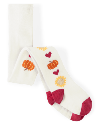 Baby And Toddler Girls Pumpkin Tights