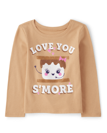 Baby And Toddler Girls S'more Graphic Tee