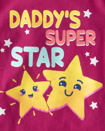 Baby And Toddler Girls Family Graphic Tee 3-Pack