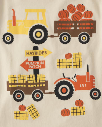 Baby And Toddler Boys Tractor Graphic Tee