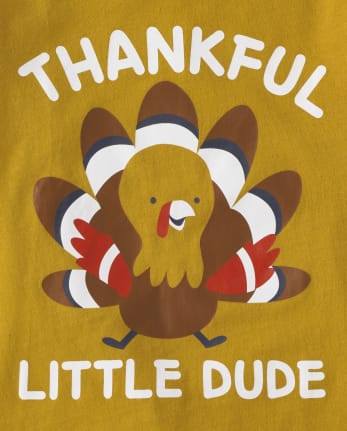 Baby And Toddler Boys Thankful Graphic Tee