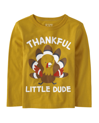 Baby And Toddler Boys Thankful Graphic Tee