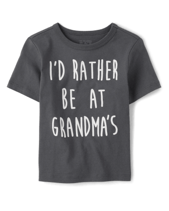 Baby And Toddler Boys Grandma Graphic Tee