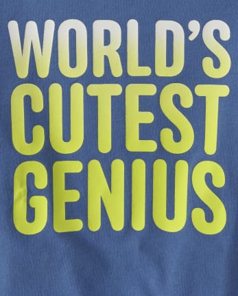 Baby And Toddler Boys Cutest Genius Graphic Tee