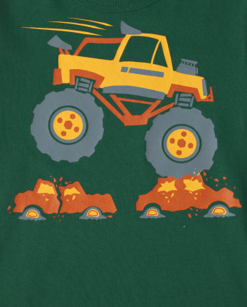 Baby And Toddler Boys Monster Truck Graphic Tee