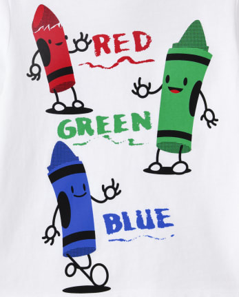 Lot de 3 t-shirts graphiques éducatifs pour bébés et tout-petits garçons