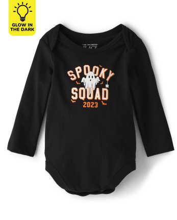Unisex Baby Matching Family Glow Spooky Squad Graphic Bodysuit