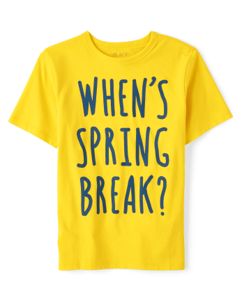 Boys Spring Break Graphic Tee