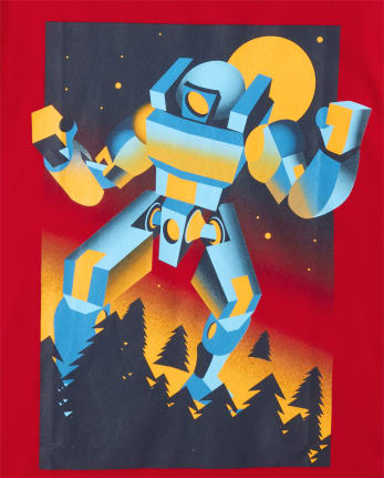 Boys Robot Graphic Tee