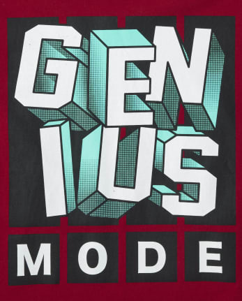 Camiseta con estampado Genius Mode para niño