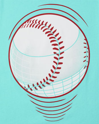 Boys Short Sleeve Baseball Graphic Tee | The Children's Place - AEGEAN SEA