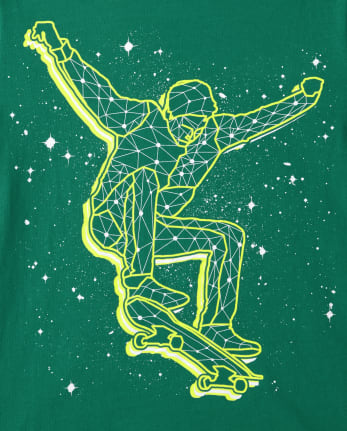 Boys Galaxy Skater Graphic Tee