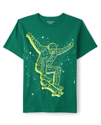 Boys Galaxy Skater Graphic Tee