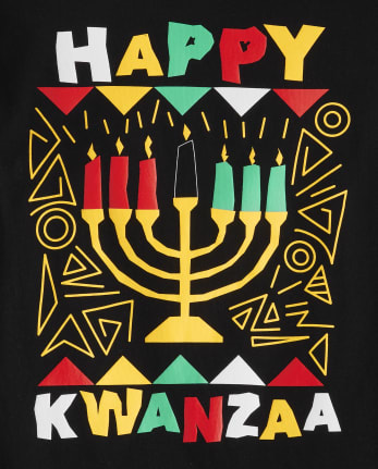 Unisex Kids Happy Kwanza Graphic Tee