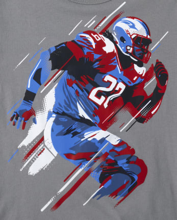Boys Football Graphic Tee