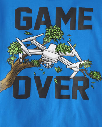 Boys Game Over Graphic Tee