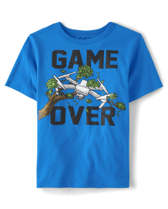 Boys Game Over Graphic Tee