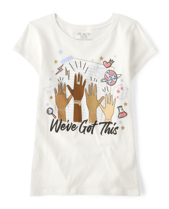Girls Short Sleeve We've Got This Graphic Tee | The Children's Place ...