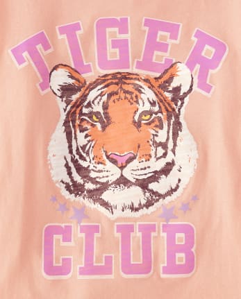 Girls Tiger Club Graphic Tee