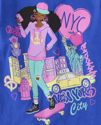 Girls NYC Girl Graphic Tee