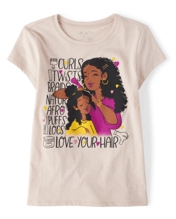 Girls Love Your Hair Graphic Tee