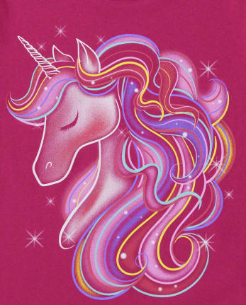 Girls Unicorn Graphic Tee