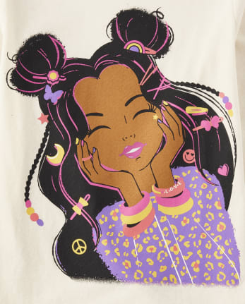 Girls Smile Graphic Tee