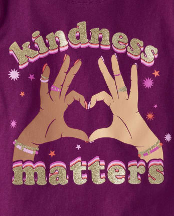 Girls Kindness Graphic Tee 3-Pack