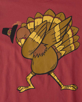 Boys Turkey Dab Graphic Tee