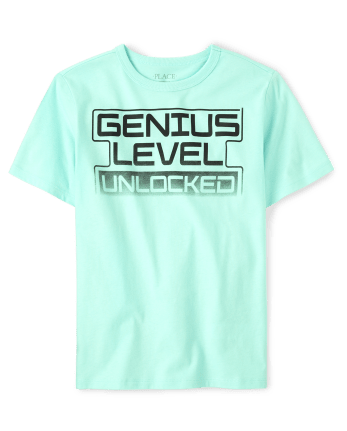 Boys Genius Level Graphic Tee