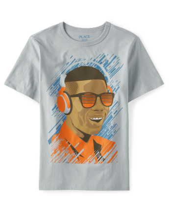 Boys Headphones Graphic Tee