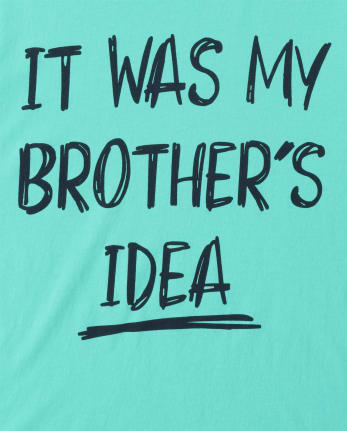 Boys Brother's Idea Graphic Tee