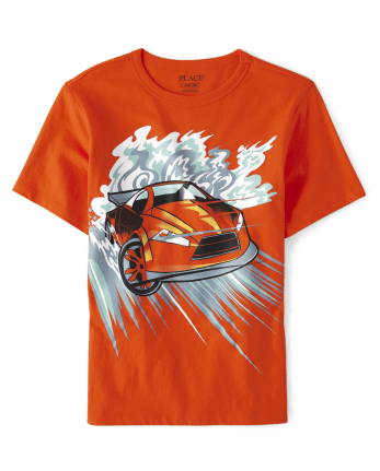 Boys Sports Car Graphic Tee