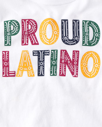 Baby And Toddler Boys Proud Latino Graphic Tee