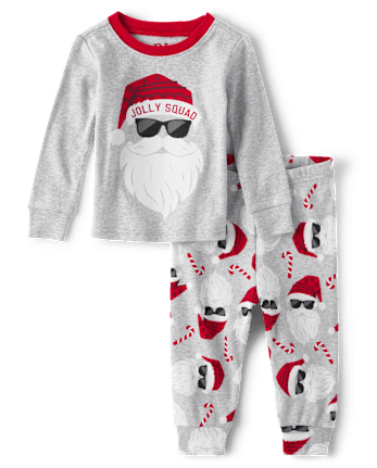 Unisex Baby And Toddler Matching Family Glow Jolly Squad Snug Fit Cotton Pajamas