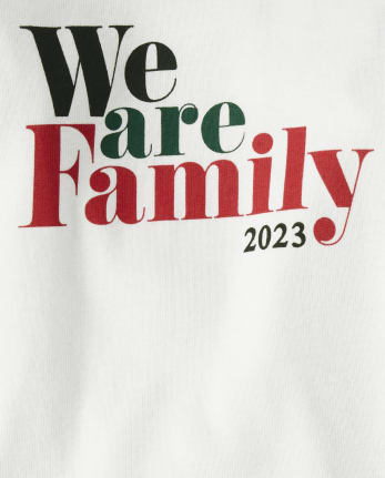 Unisex Baby And Toddler Matching Family We Are Family 2023 Snug Fit Cotton Pajamas