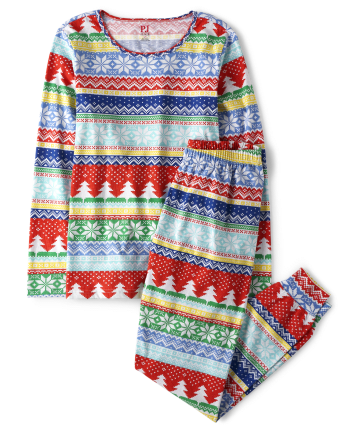 Pijama de algodón de hadas de Navidad para mamá y yo para mujer - WHITE