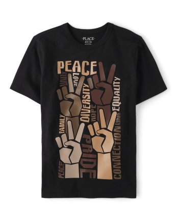 Camiseta con gráfico Peace Hands para niños